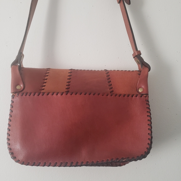 Patricia Nash Leather Patched Work Dante  Bag - Picture 5 of 16